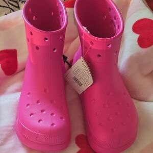 Women Pink Rain Boots